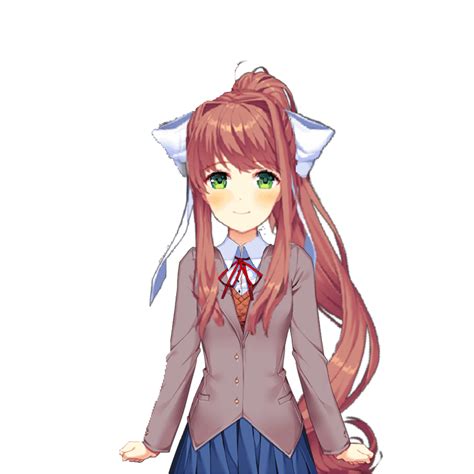 monika_youthfull|A youthful Monika (by me) : r/DDLC